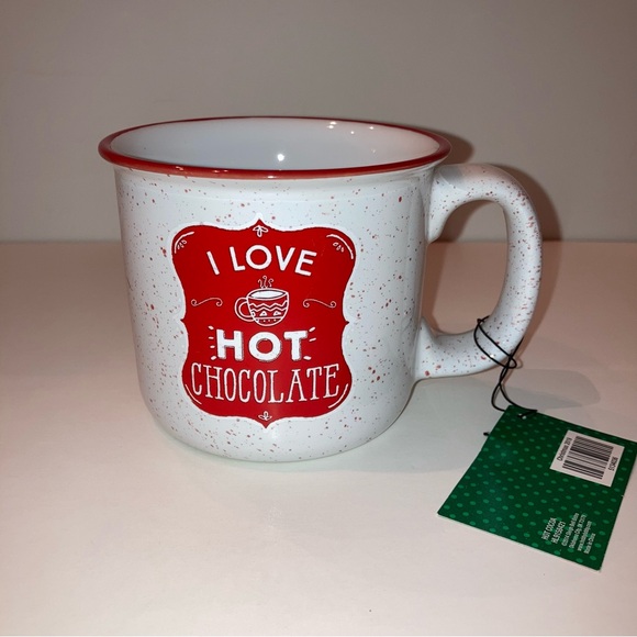 Set of 2 Christmas Holiday Ceramic Coffee Mugs NEW Rustic Farmhouse Winter Cups - Picture 9 of 17